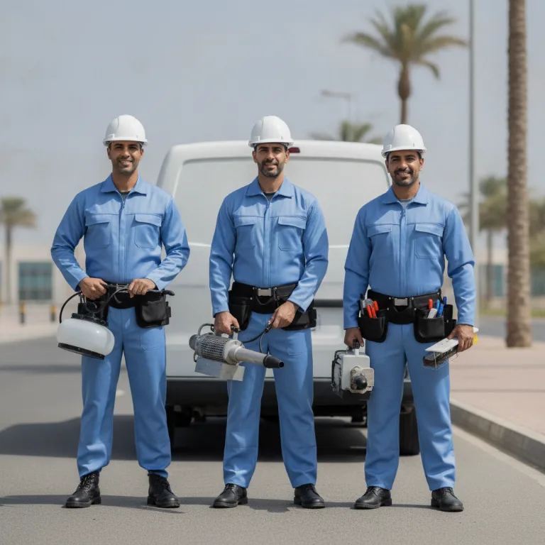 مكافحة الحشرات فريق في المنخول